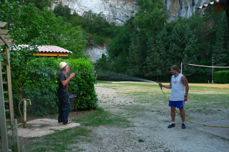 Village Camps International Summer Camp Ard&egrave;che, France 2019-07-26 https://www.villagecamps.com/journals_admin/images/13-34-Herzog gets washed of his punishment.jpg